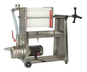 Filtr ZAMBELLI na 30 płyt filtracyjnych z pompą