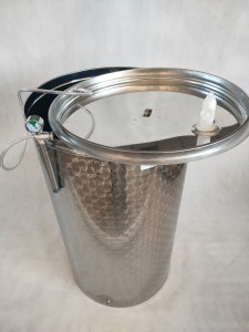 Zbiornik INOX EKO DR 1000 L z pływającą pokrywą