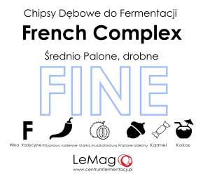 Drobne chipsy do fermentacji, French Complex FINE 1 kg